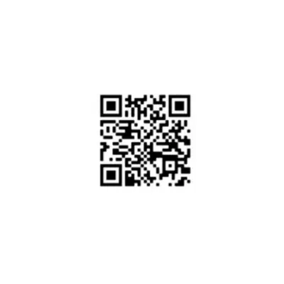 Schwarzer QR-Code auf weißem Hintergrund zur digitalen Informationsspeicherung