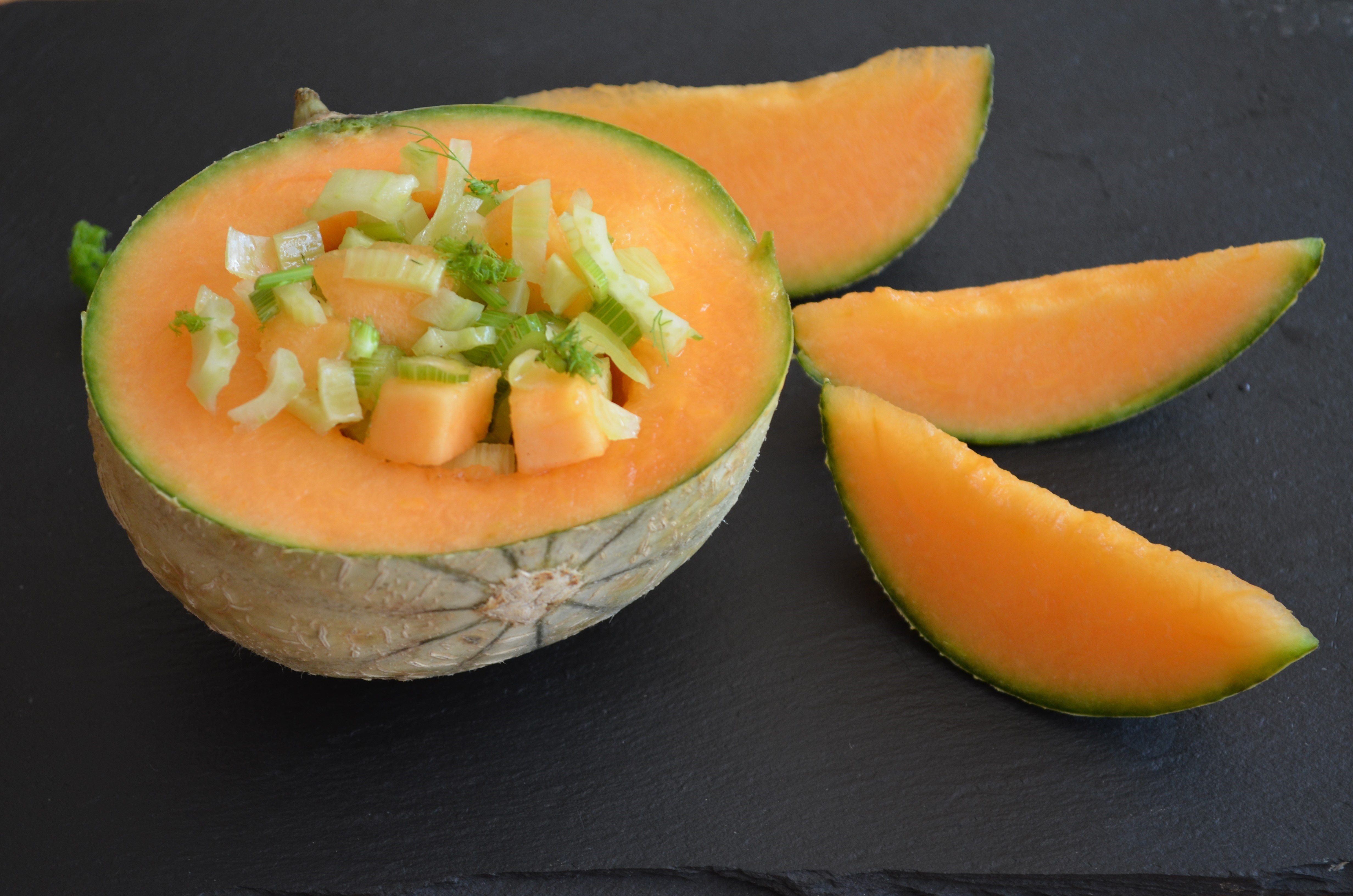 Fenchelsalat mit Melone