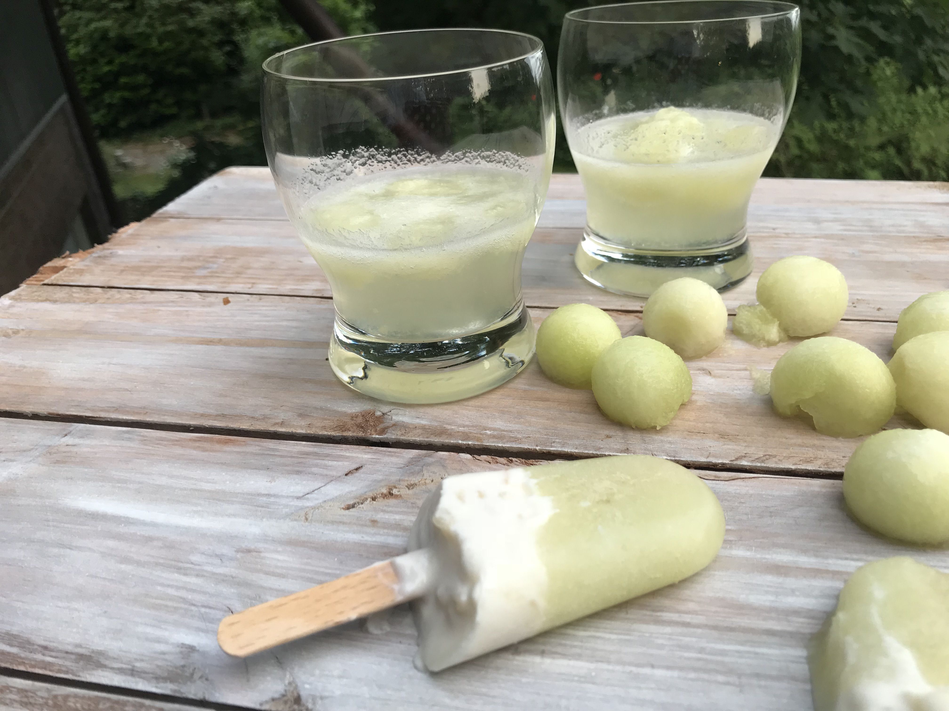 Melonen-Joghurt-Eis