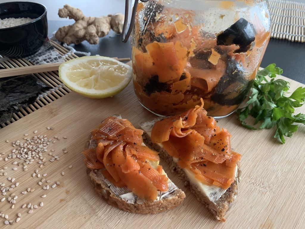 Veganer Lachs