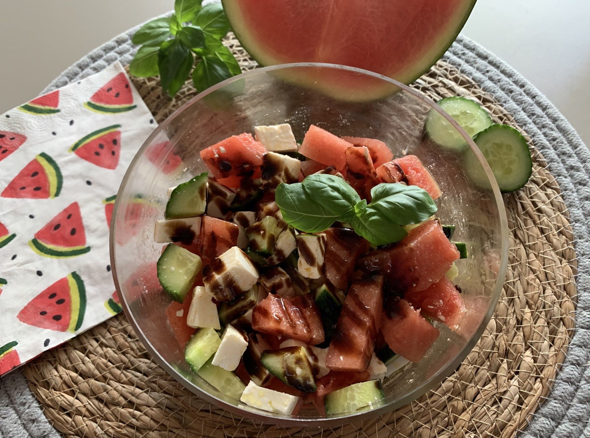 Melonen-Feta-Salat