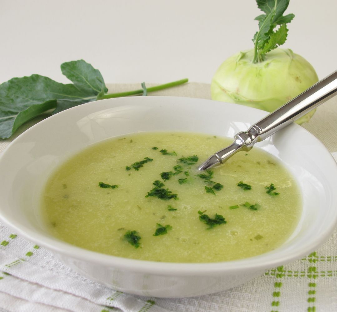 Cremige Kohlrabisuppe