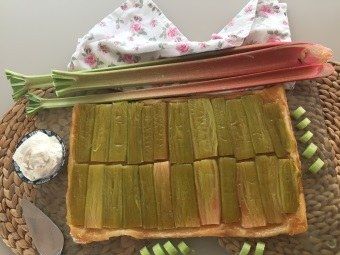 Rhabarber-Tarte