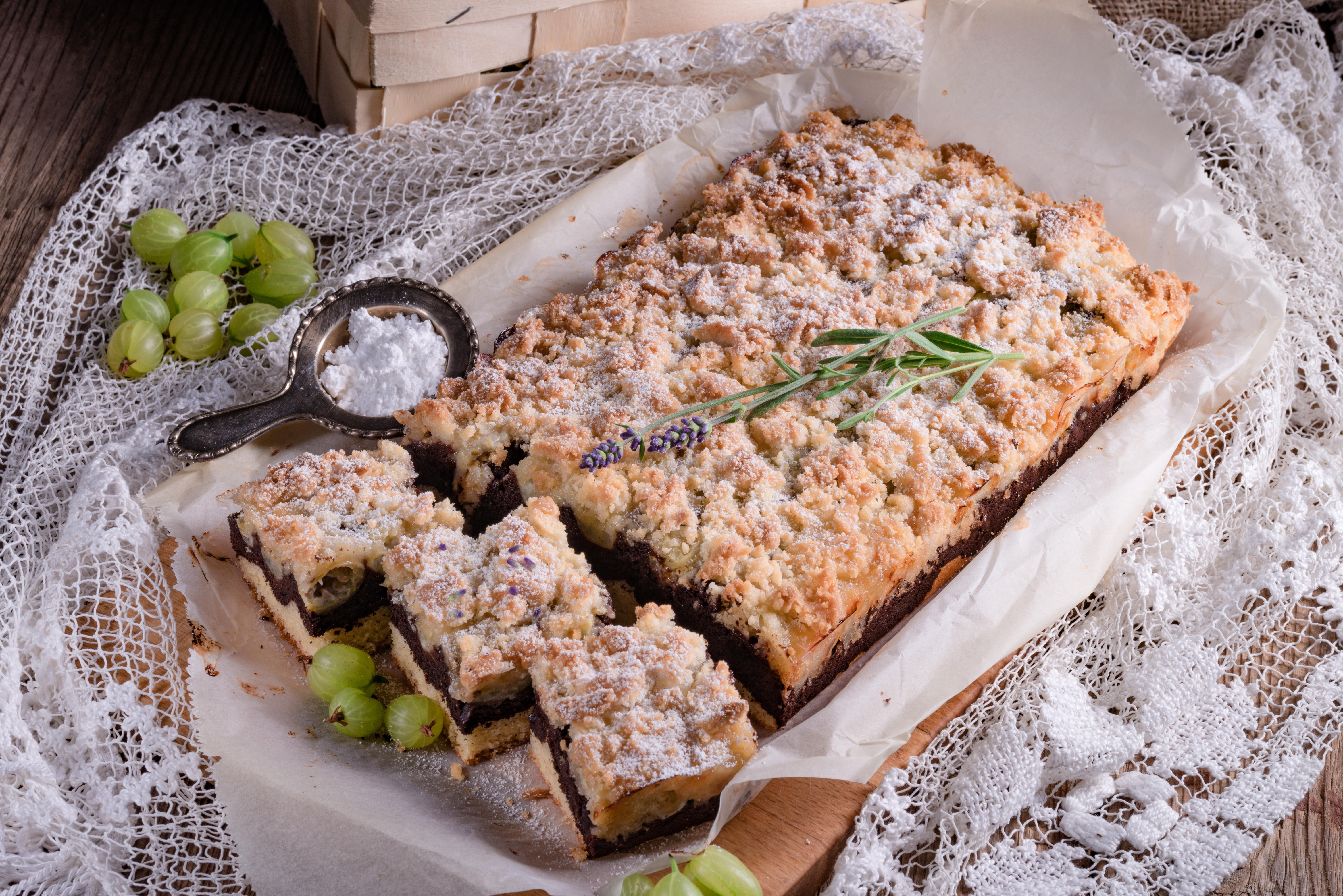 Stachelbeercrumble